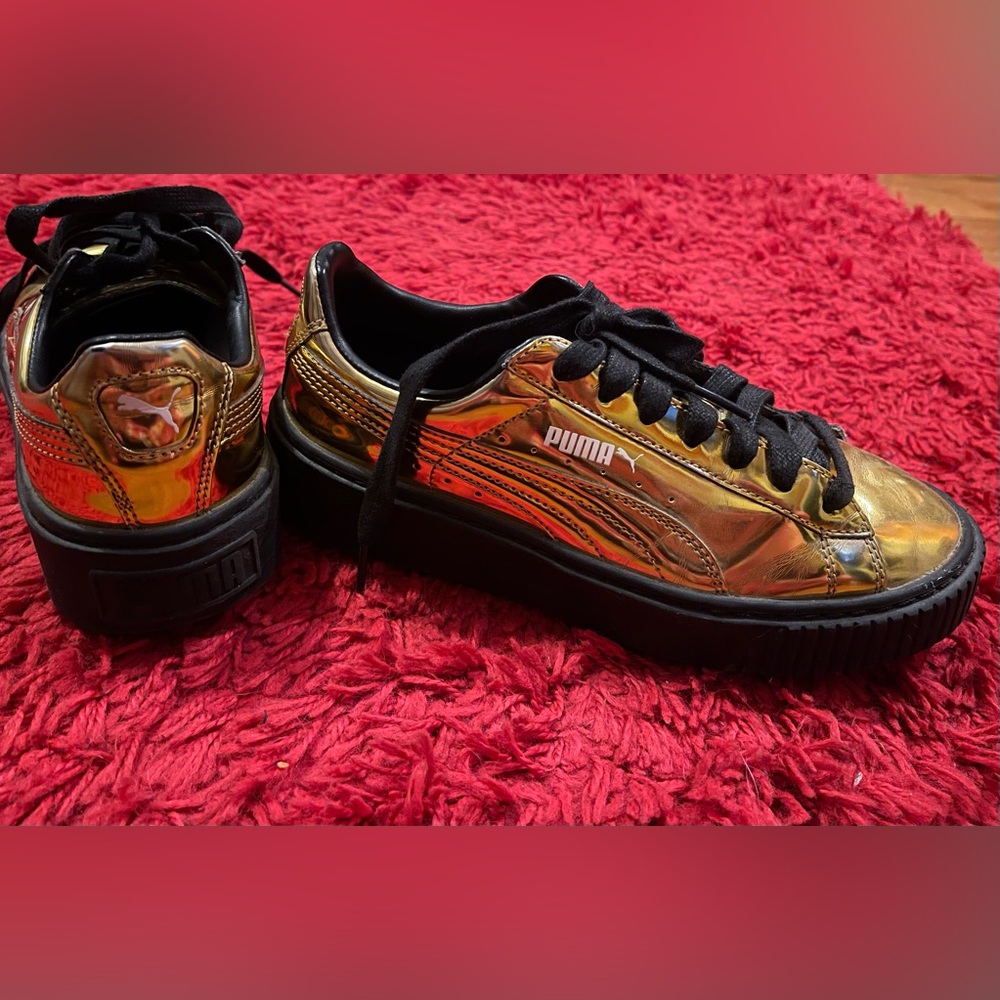 Puma metallic Gold plateform
